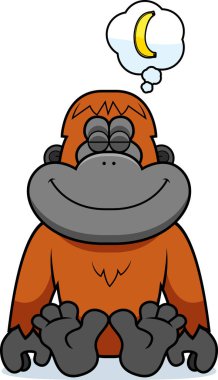 Rüya karikatür Orangutan