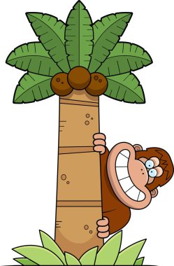 Çizgi film Bigfoot ağaç