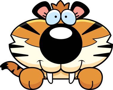 Saber - dişli kaplan bakmak