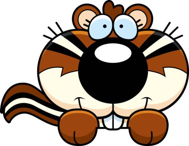 Çizgi film sincap bakmak