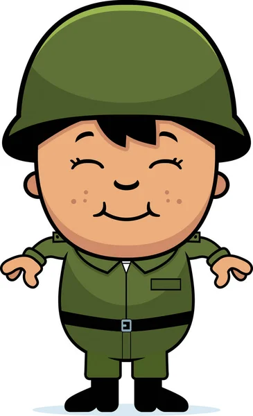 Army Soldier Boy — Stock Vector
