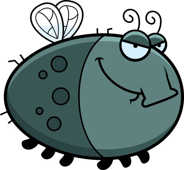 Cartoon Sly Fly — Image vectorielle