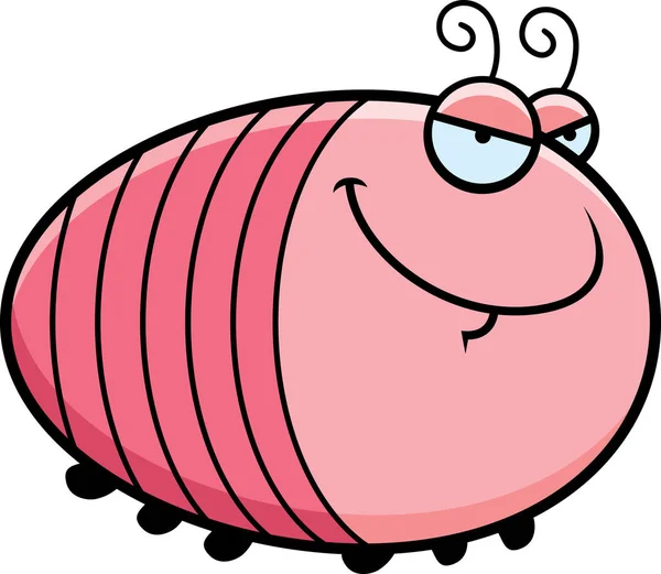 Sly Cartoon Grub — Stockvector