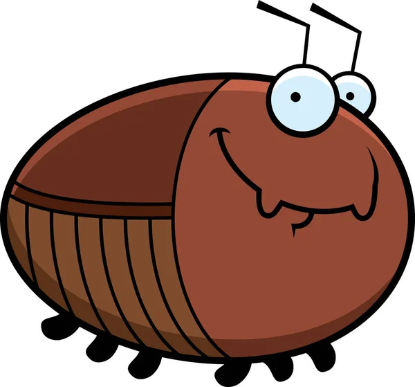 Šťastný karikatura šváb — Stockový vektor