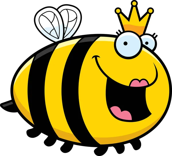 Cartoon Queen Bee — Stock vektor