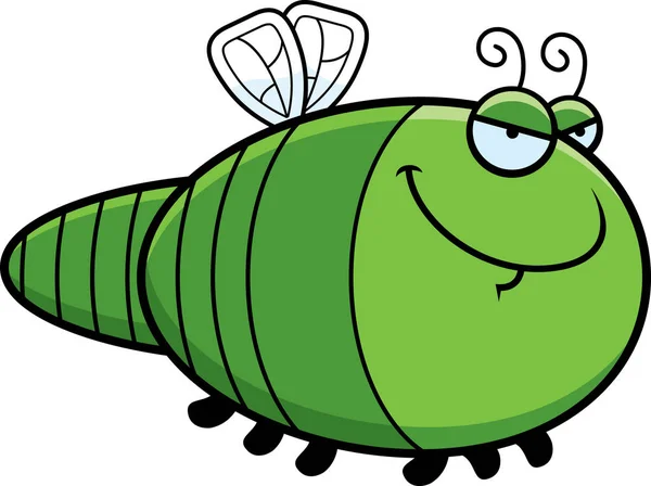 Sly kreskówka Dragonfly — Wektor stockowy