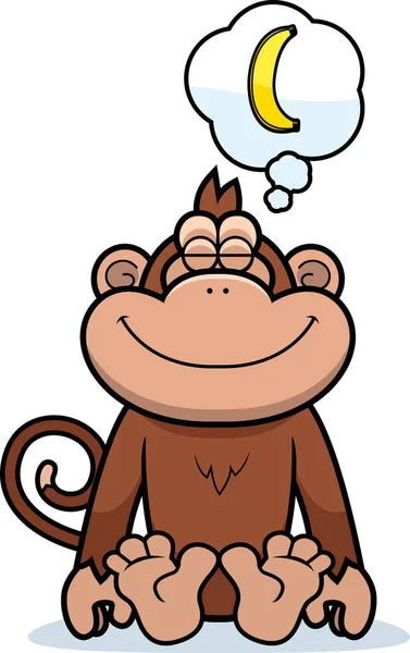 การ์ตูนลิง ฝัน — ภาพเวกเตอร์สต็อก
