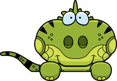 Çizgi film Iguana bakmak