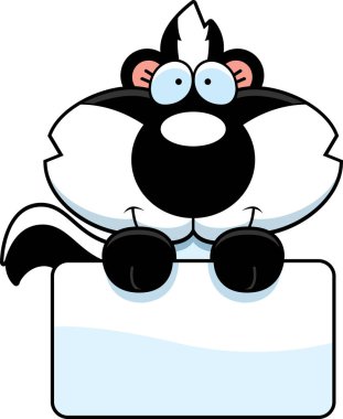 Çizgi film kokarca işareti