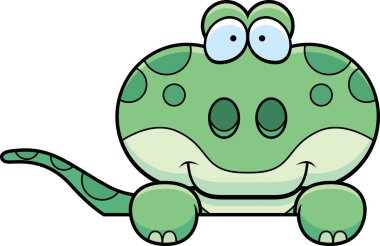 Çizgi film Gecko bakmak