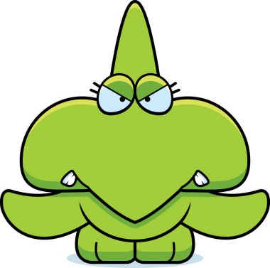 Çizgi film kızgın Pterodactyl