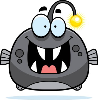 Mutlu küçük Viperfish