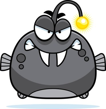 Kızgın küçük Viperfish