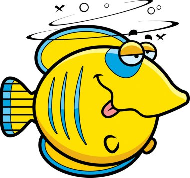 Çizgi film sarhoş Butterflyfish