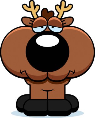 Çizgi film üzgün geyik