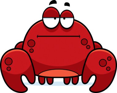 Sıkılmış küçük Yengeç