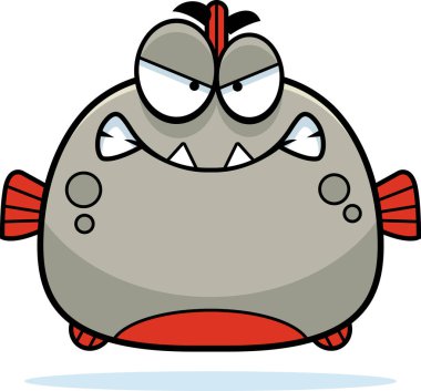 Kızgın küçük Piranha