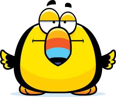 Sıkılmış küçük Toucan