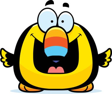 Mutlu küçük Toucan