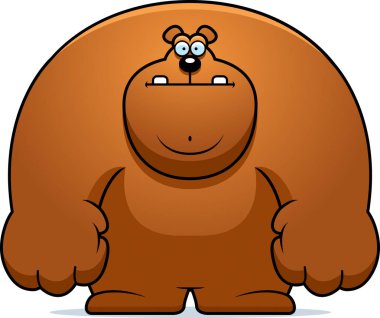 Çizgi film ayı ayakta