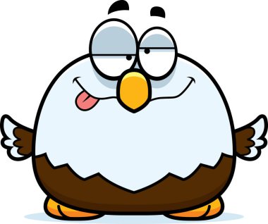 Sarhoş küçük kel kartal