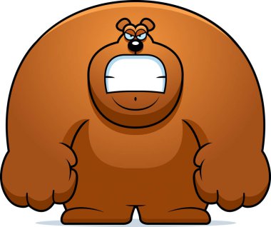 kızgın karikatür ayı