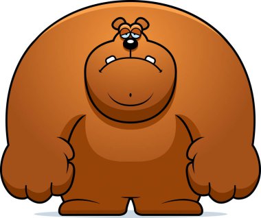 üzgün çizgi film ayı