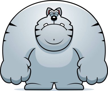 üzgün çizgi film kedi