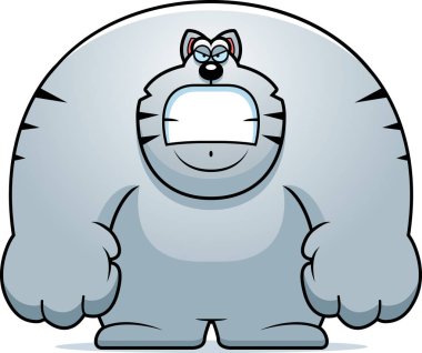 kızgın karikatür kedi