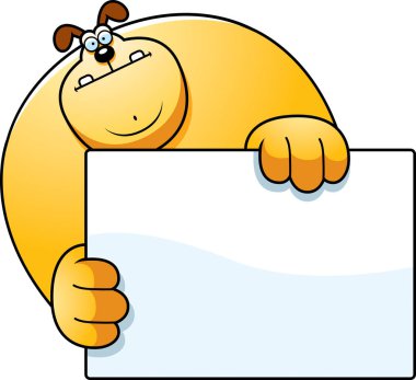 Karikatür köpek gizleme