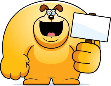 Çizgi film köpek işareti