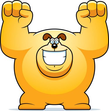 Kutlama karikatür köpek