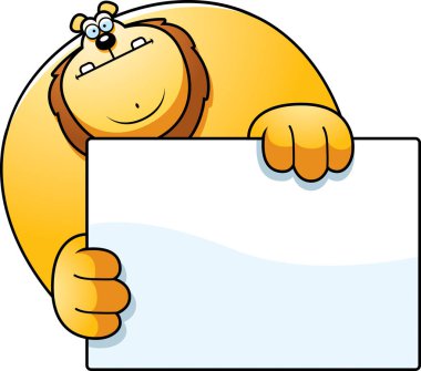 Çizgi film aslan gizleme