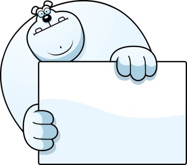 Çizgi film kutup ayısı gizleme