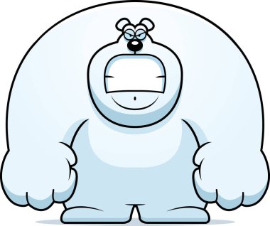 Kızgın çizgi film kutup ayısı