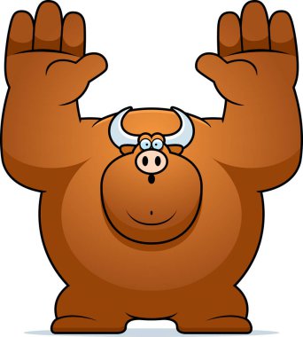 Çizgi film boğa teslim