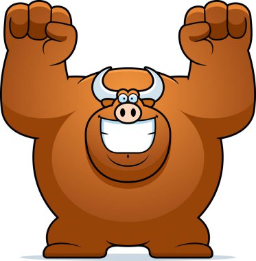 Çizgi film boğa kutluyor