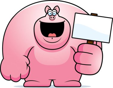 Çizgi film domuz işareti