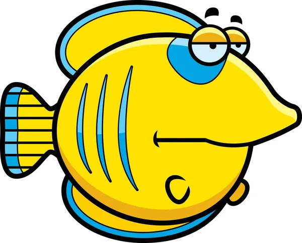 Verveeld Cartoon Butterflyfish — Stockvector