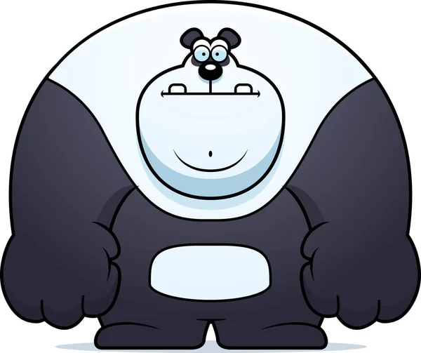 Cartoon Panda Standing — Stock Vector