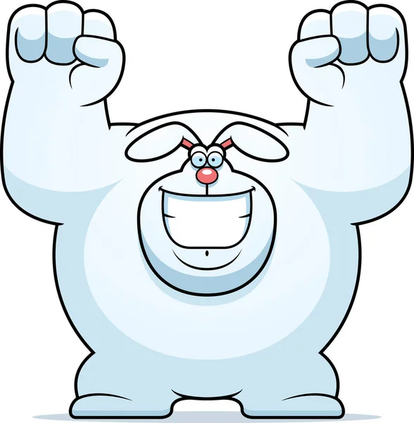 Karikatür tavşan kutluyor