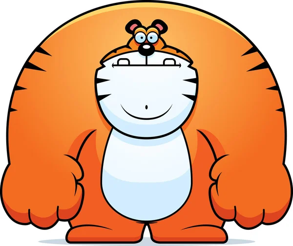 Çizgi film kaplan ayakta