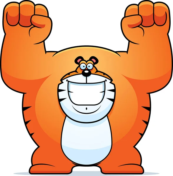 Çizgi film kaplan kutluyor