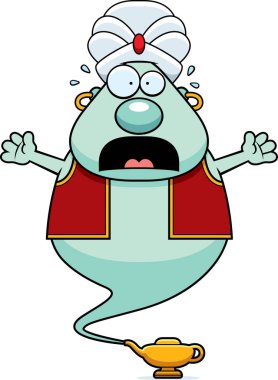 Korkmuş karikatür cin