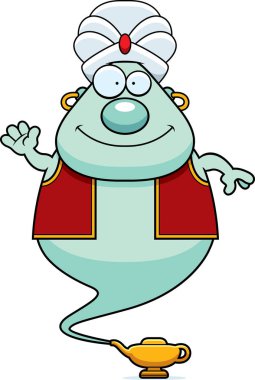 Çizgi film cin sallayarak