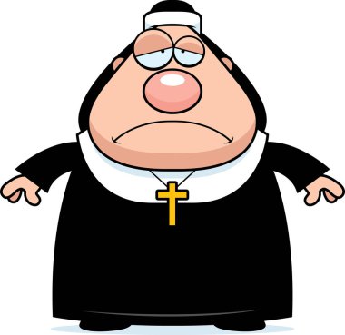 Üzgün çizgi film Rahibe