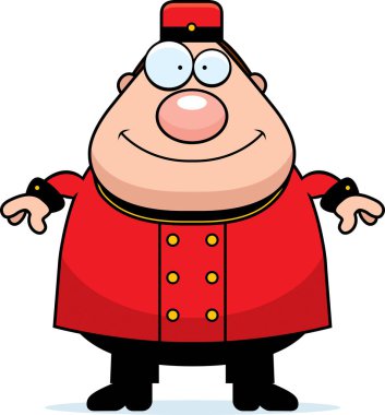 Çizgi film belboy gülümseyen