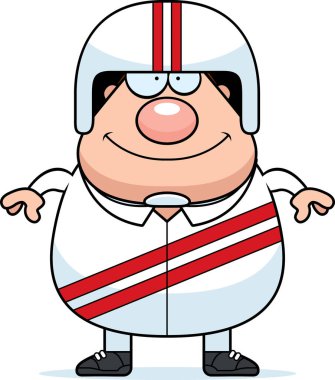 Gülümseyen karikatür dublör