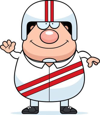 Çizgi film dublör sallayarak