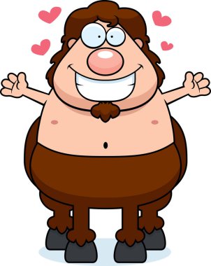 Çizgi film Centaur kucaklama